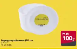 Fleggaard Engangspaptallerkener tilbud
