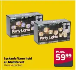 Fleggaard Lyskæde Varm hvid el. Multifarvet tilbud