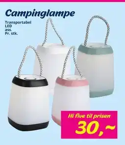 Hi five Campinglampe tilbud