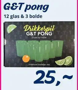 Hi five G&T pong tilbud