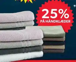 BigDollar 25% PÅ HÅNDKLÆDER tilbud