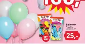 BigDollar Balloner tilbud