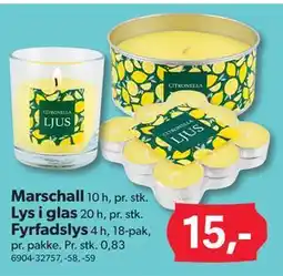 BigDollar Fyrfadslys tilbud