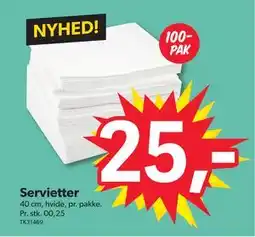 BigDollar Servietter tilbud