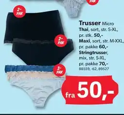 BigDollar Stringtrusser tilbud