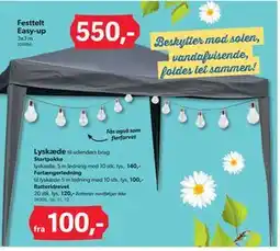 BigDollar Festtelt Easy-up tilbud