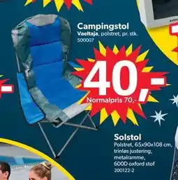BigDollar Campingstol tilbud