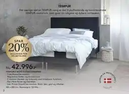 SENG TEMPUR® MOVE ELEVATIONSSENG tilbud