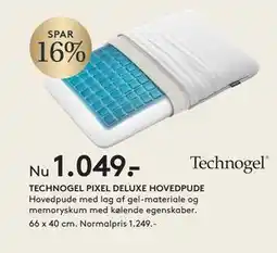 SENG TECHNOGEL PIXEL DELUXE HOVEDPUDE tilbud