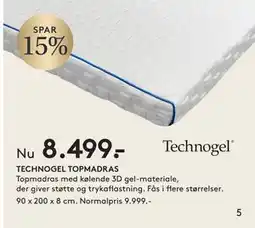 SENG TECHNOGEL TOPMADRAS tilbud