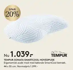 SENG TEMPUR SONATA SMARTCOOL HOVEDPUDE tilbud