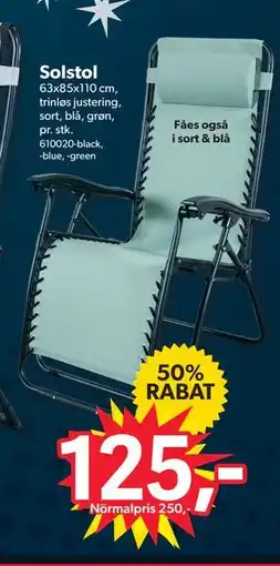 BigDollar Solstol tilbud
