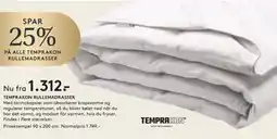 SENG TEMPRAKON RULLEMADRASSER tilbud
