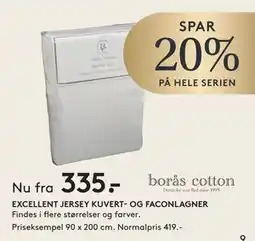 SENG EXCELLENT JERSEY KUVERT- OG FACONLAGNER tilbud