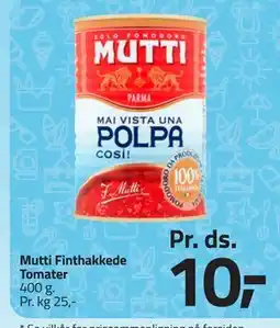 Fleggaard Mutti Finthakkede Tomater tilbud