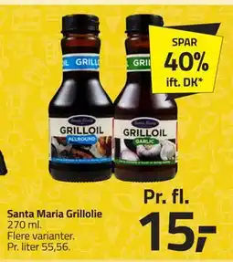 Fleggaard Santa Maria Grillolie tilbud