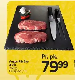 Fleggaard Angus Rib Eye 2 stk. tilbud