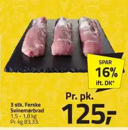 Fleggaard 3 stk. Ferske Svinemørbrad tilbud