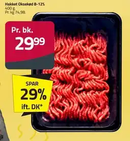 Fleggaard Hakket Oksekød 8-12% tilbud