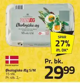 Fleggaard Økologiske Æg S/M tilbud