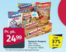 Fleggaard Hanuta el. Knoppers tilbud
