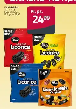 Fleggaard Panda Lakrids tilbud