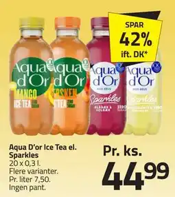 Fleggaard Aqua D’or Ice Tea el. Sparkles tilbud