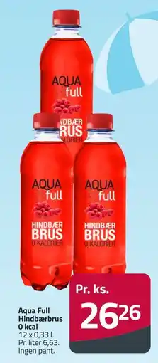 Fleggaard Aqua Full Hindbærbrus 0 kcal tilbud