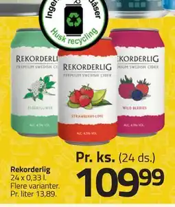Fleggaard Rekorderlig tilbud