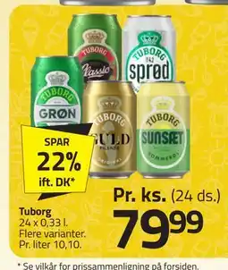 Fleggaard Tuborg tilbud