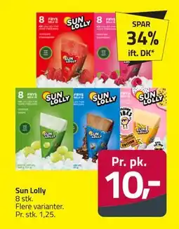 Fleggaard Sun Lolly tilbud