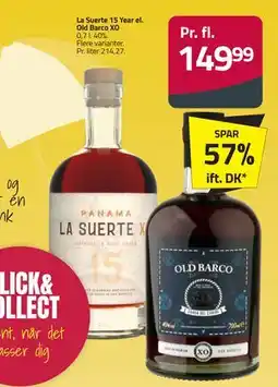Fleggaard La Suerte 15 Year el. Old Barco XO tilbud
