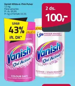 Fleggaard Vanish White el. Pink Pulver tilbud