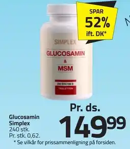Fleggaard Glucosamin Simplex tilbud