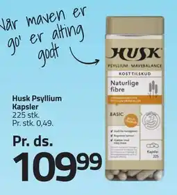 Fleggaard Husk Psyllium Kapsler tilbud