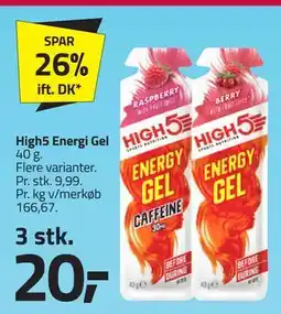 Fleggaard High5 Energi Gel tilbud