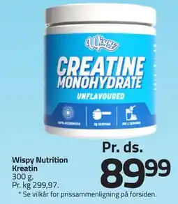 Fleggaard Wispy Nutrition Kreatin tilbud