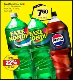 Calle Pepsi Max el. Faxe Kondi tilbud