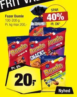 Calle Fazer Dumle tilbud