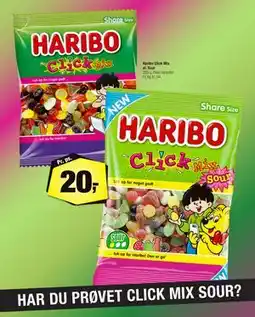 Calle Haribo Click Mix el. Sour tilbud