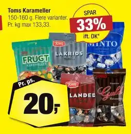 Calle Toms Karameller tilbud