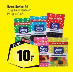 Calle Evers Sukkerfri tilbud