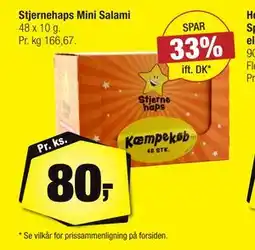 Calle Stjernehaps Mini Salami tilbud