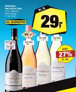 Calle Silverboom Rød, Hvid el. Rosé tilbud