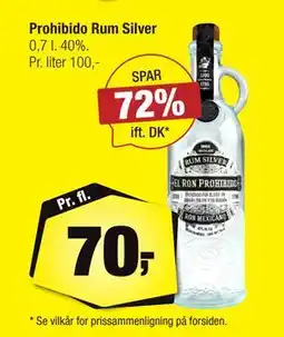 Calle Prohibido Rum Silver tilbud