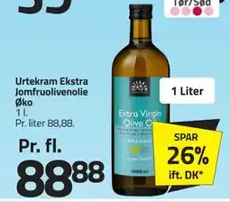 Fleggaard Urtekram Ekstra Jomfruolivenolie Øko tilbud