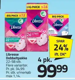 Fleggaard Libresse Dobbeltpakke tilbud