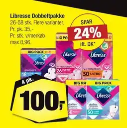 Calle Libresse Dobbeltpakke tilbud