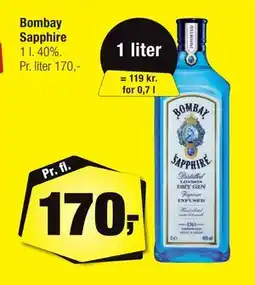 Calle Bombay Sapphire tilbud