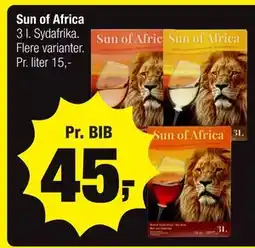 Calle Sun of Africa tilbud